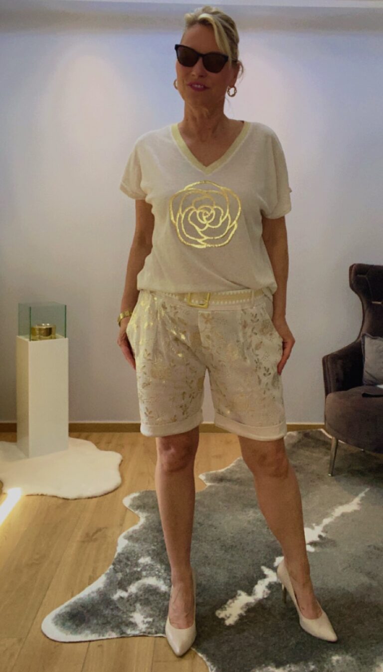 Shirt Goldene Rose
