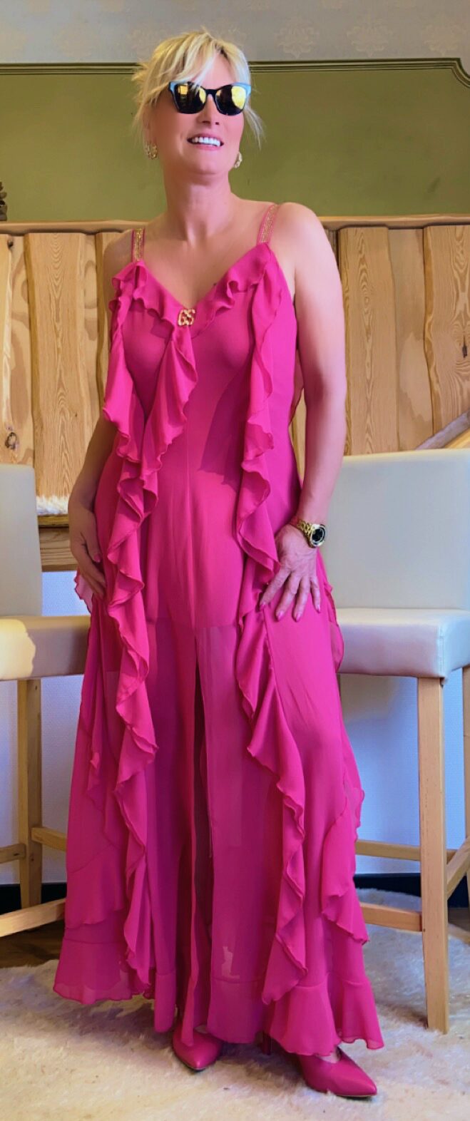 Rüschenkleid Gil Santucci