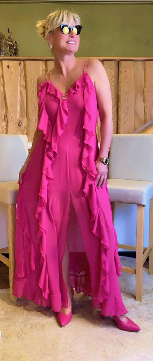 Rüschenkleid Gil Santucci – Bild 3