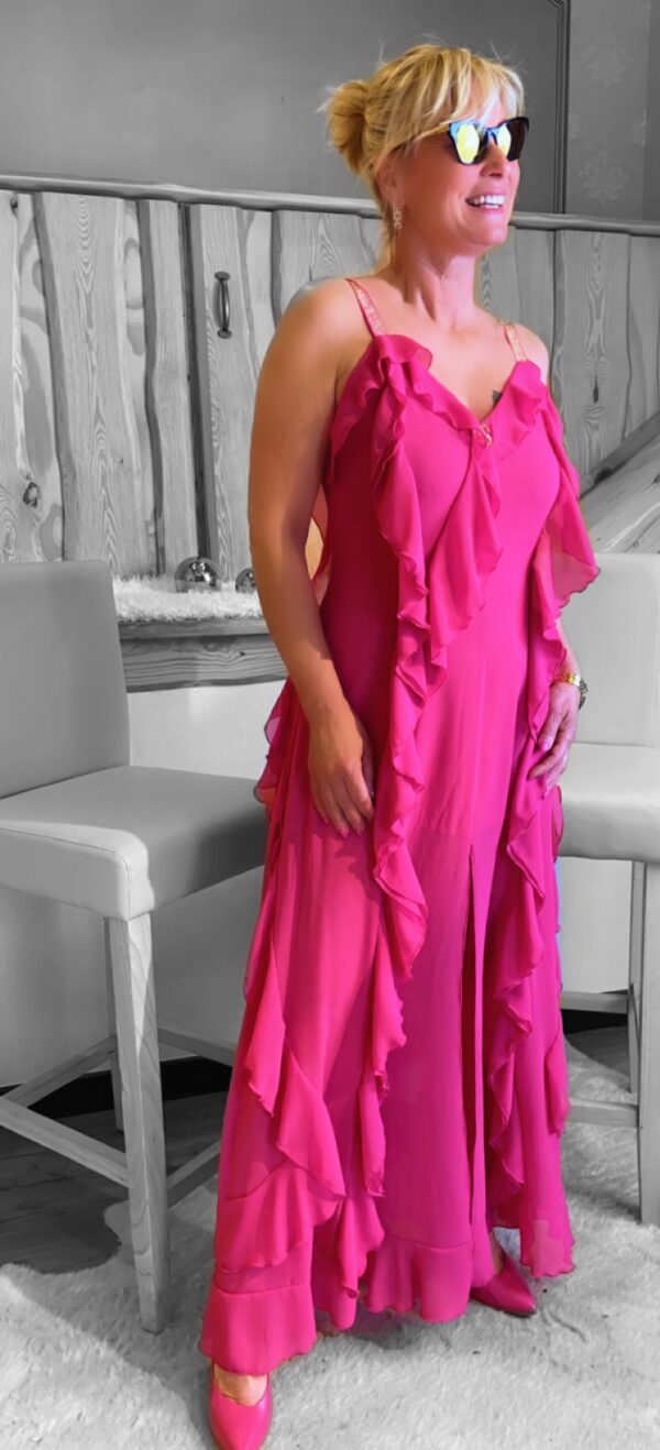 Rüschenkleid Gil Santucci – Bild 4