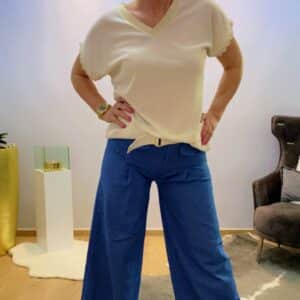 Stoffhose Wide Leg
