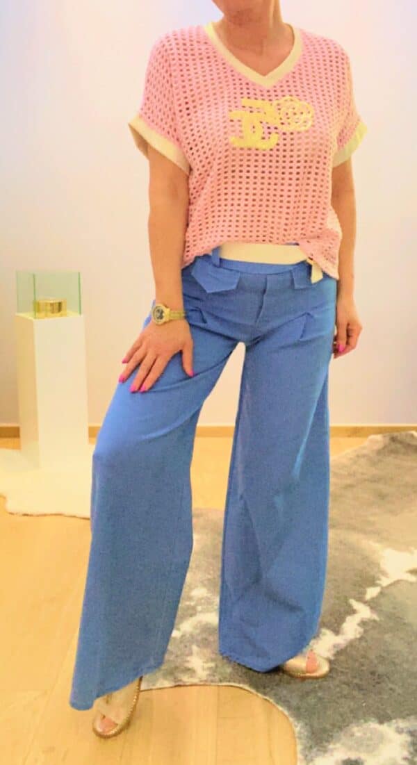 Stoffhose Wide Leg – Bild 6
