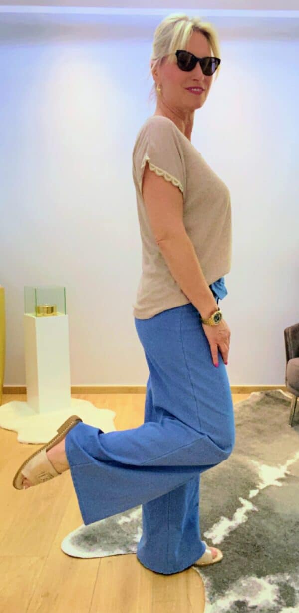 Stoffhose Wide Leg – Bild 9