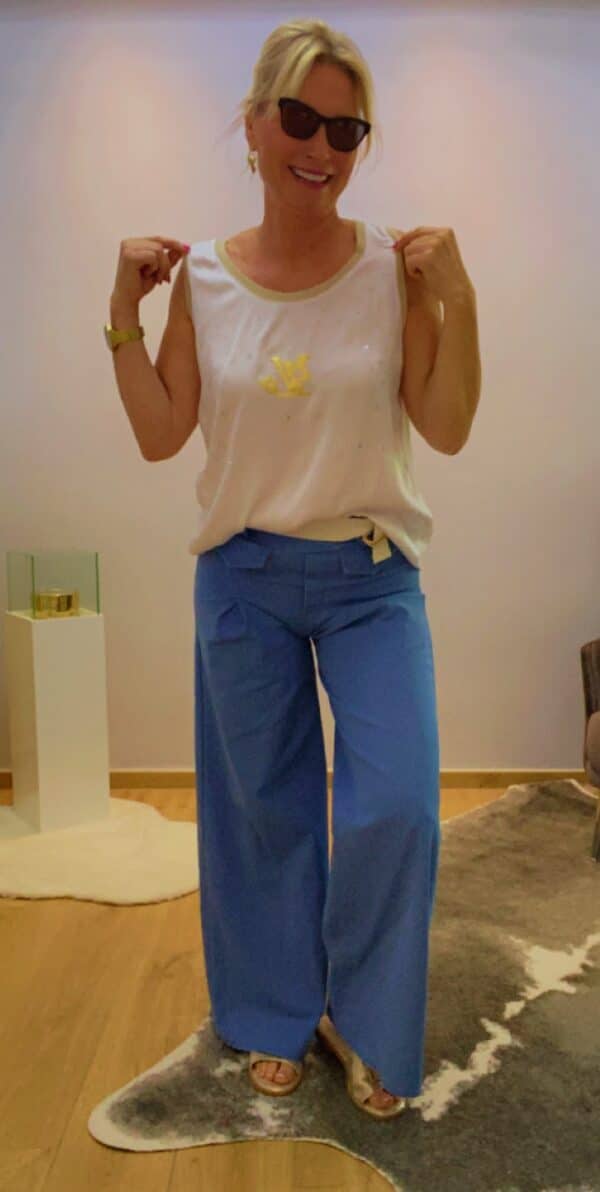 Stoffhose Wide Leg – Bild 11