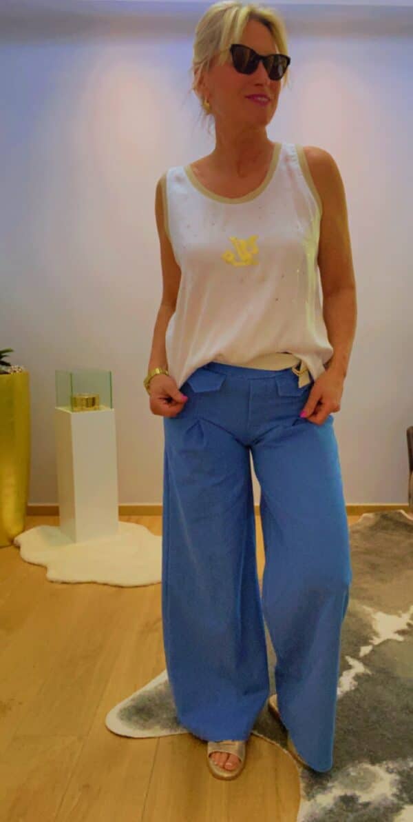 Stoffhose Wide Leg – Bild 13