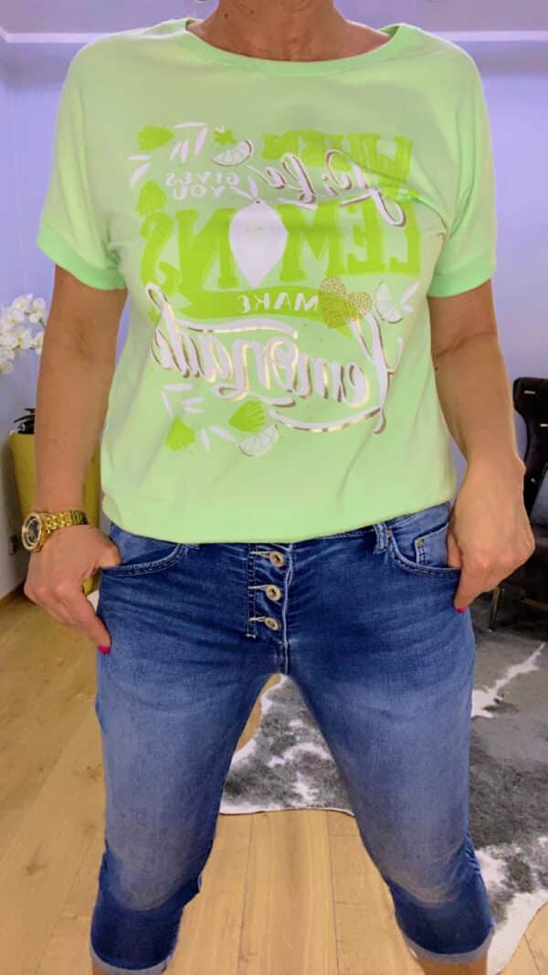 High Waist 3/4 Jeans – Bild 5
