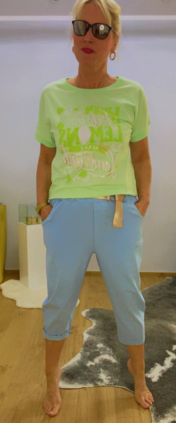 Shirt mit Glitzerherz