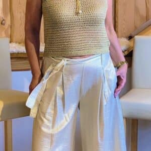 Culotte mit Gürtel