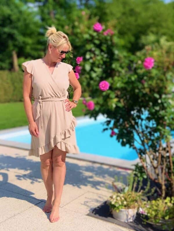 Kleid - Uni – Bild 2