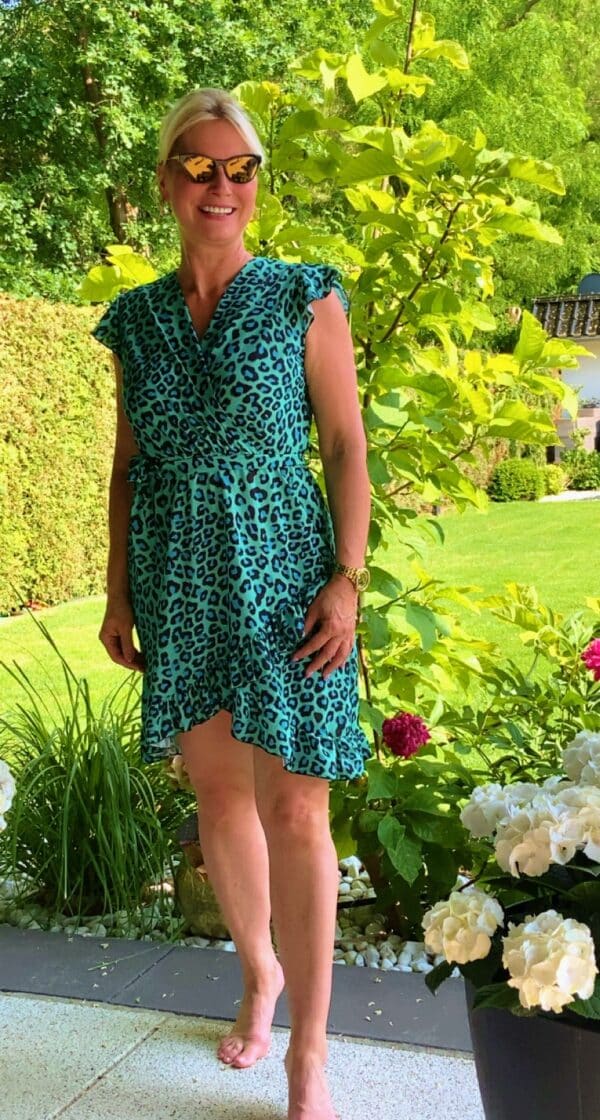 Kleid - Leo - Rüsche – Bild 2