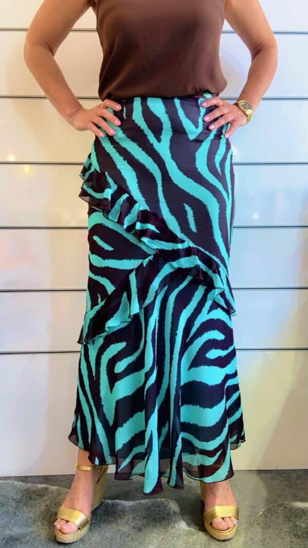 Rock mit Animalprint – Bild 3