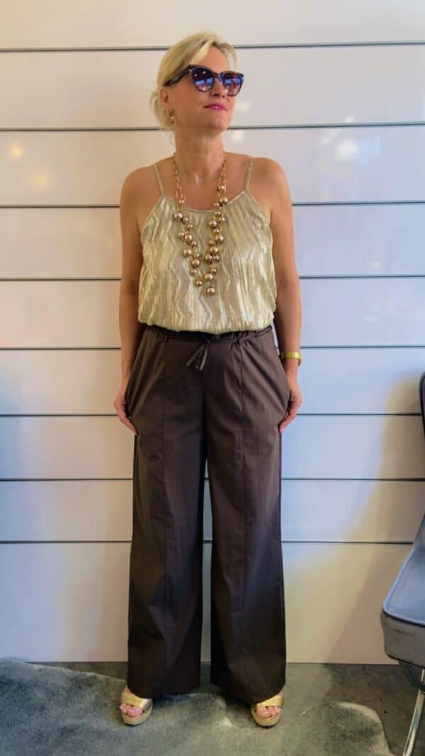 Damenhose Schokobraun – Bild 3