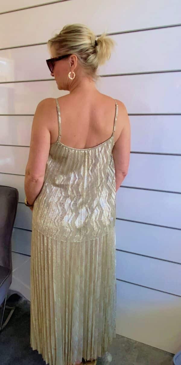 Spaghettitop Gold – Bild 2