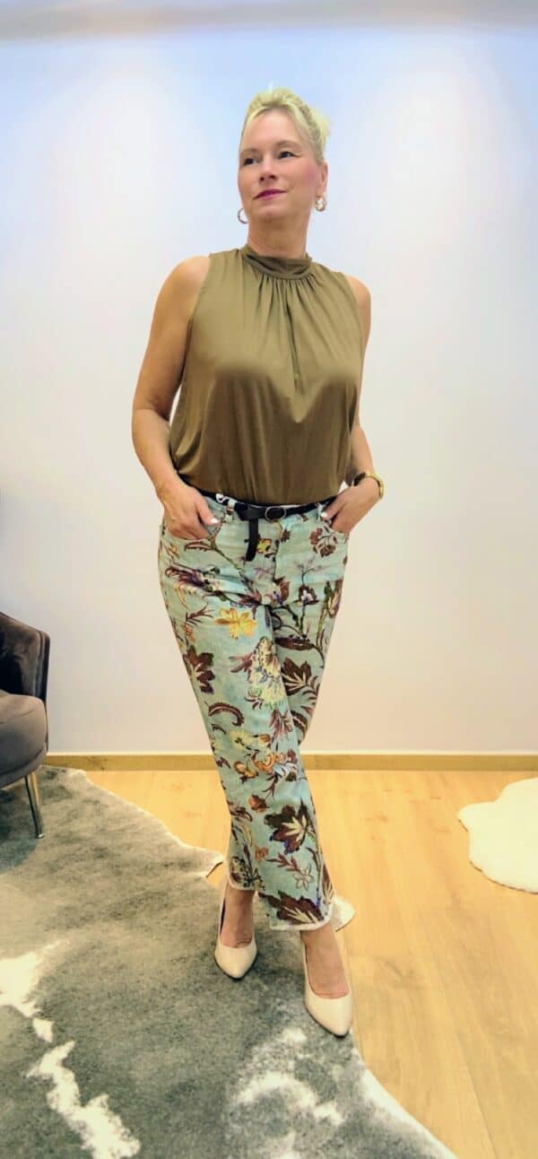 Florale Damenhose – Bild 4
