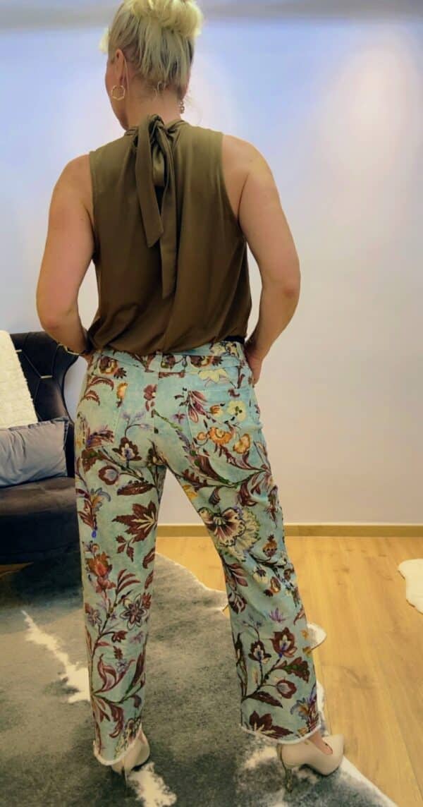 Florale Damenhose – Bild 5