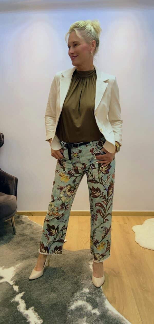 Florale Damenhose