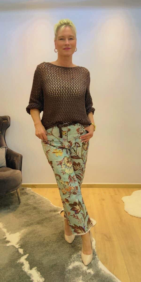 Florale Damenhose – Bild 11