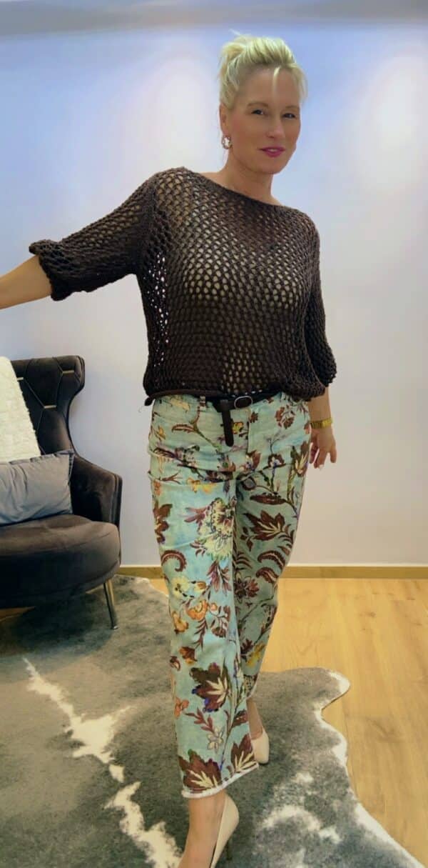 Florale Damenhose – Bild 12