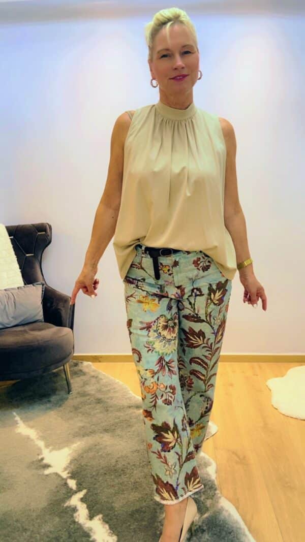 Florale Damenhose – Bild 13