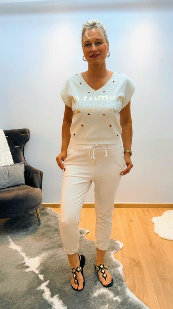Joggpants Beige – Bild 6