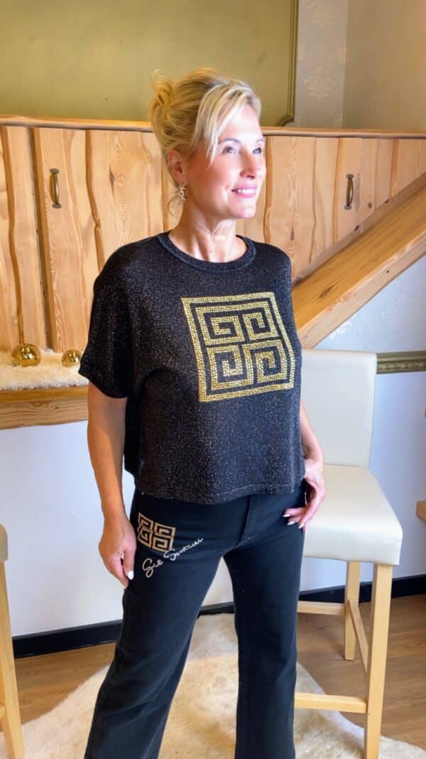 Stylisches Glitzershirt von Gil Santucci – Bild 4