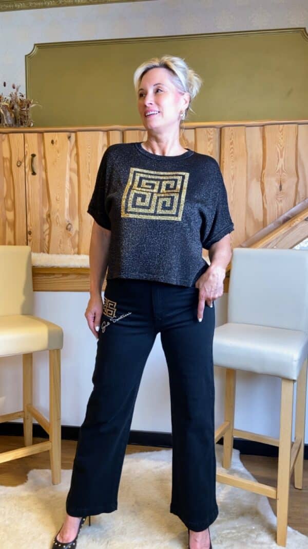 Stylisches Glitzershirt von Gil Santucci – Bild 2