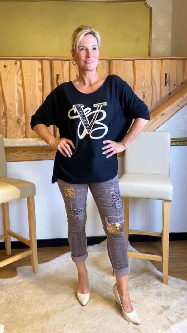 Joggpants mit Glitzer – Bild 4
