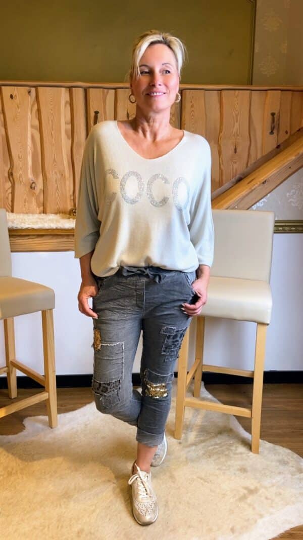 Joggpants mit Glitzer – Bild 5