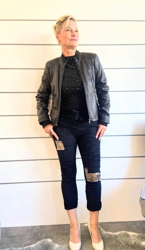 Lederjacke