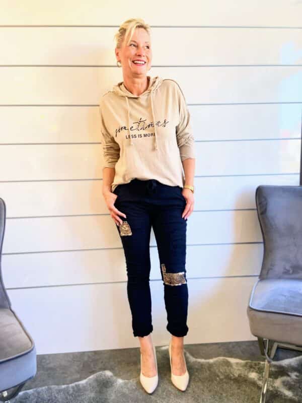 Joggpants mit Glitzer