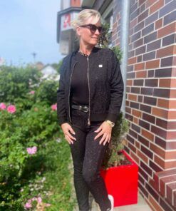 Jacke mit Spitzenmuster