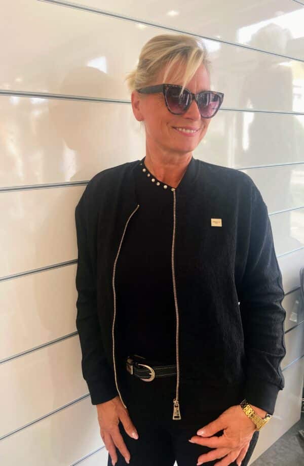 Jacke mit Spitzenmuster – Bild 2