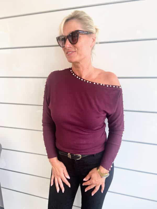 Shirt Perlen