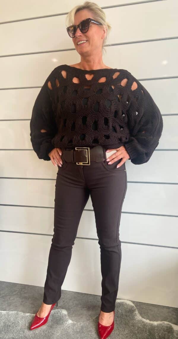 Strickpullover Grobstrick – Bild 5