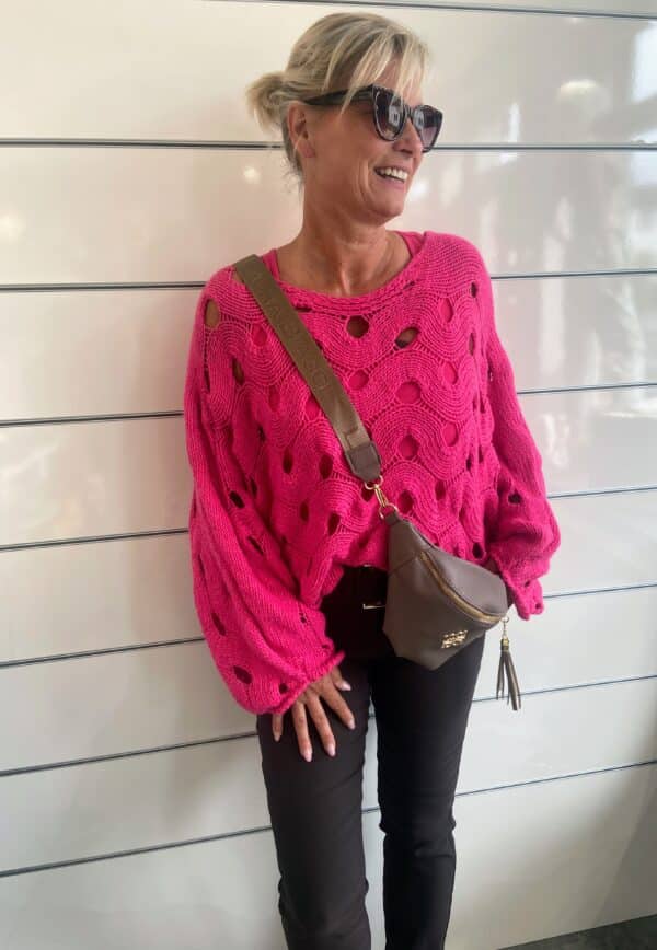 Strickpullover Grobstrick – Bild 3