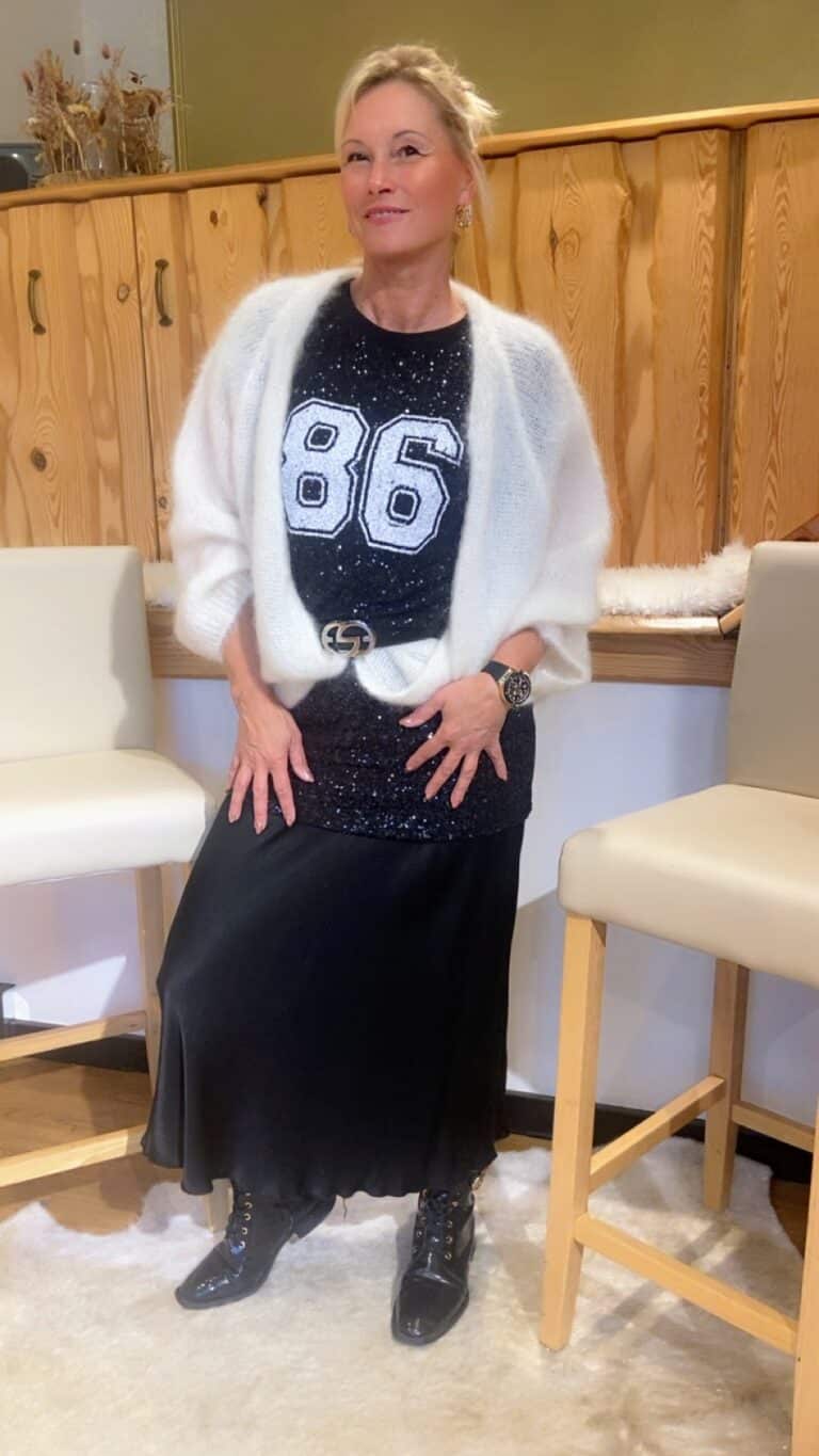 Long Shirt – Tunkia Pailettenoptik