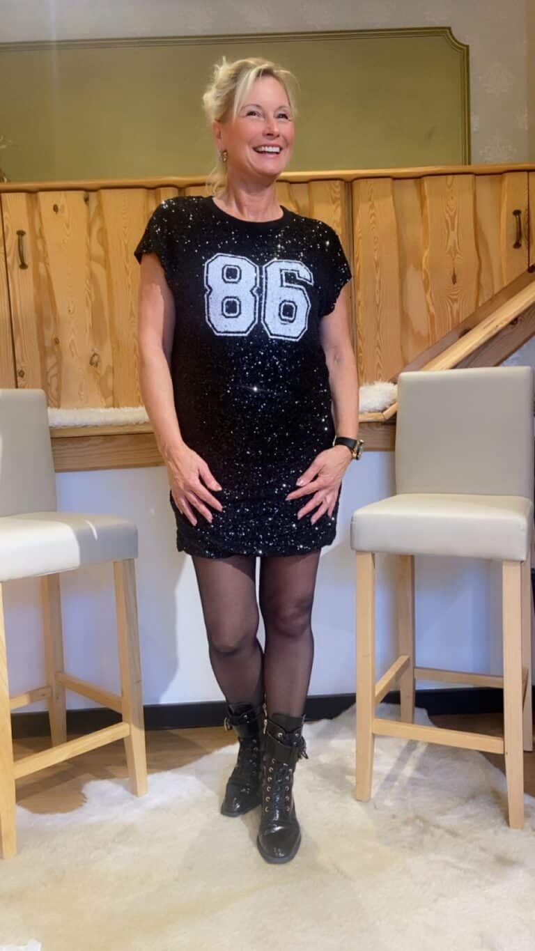 Long Shirt – Tunkia Pailettenoptik