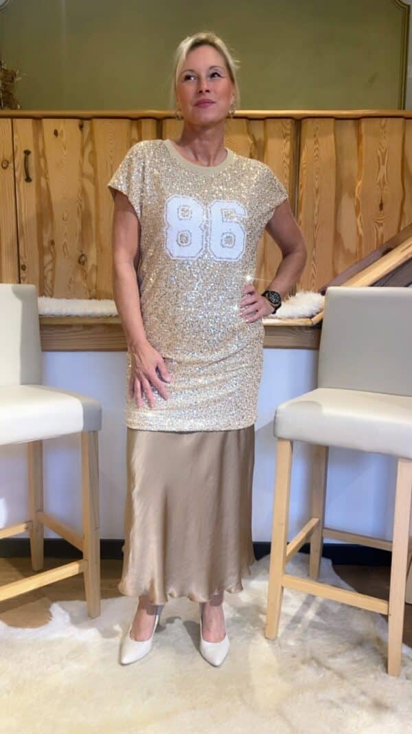 Long Shirt - Tunkia Pailettenoptik – Bild 6
