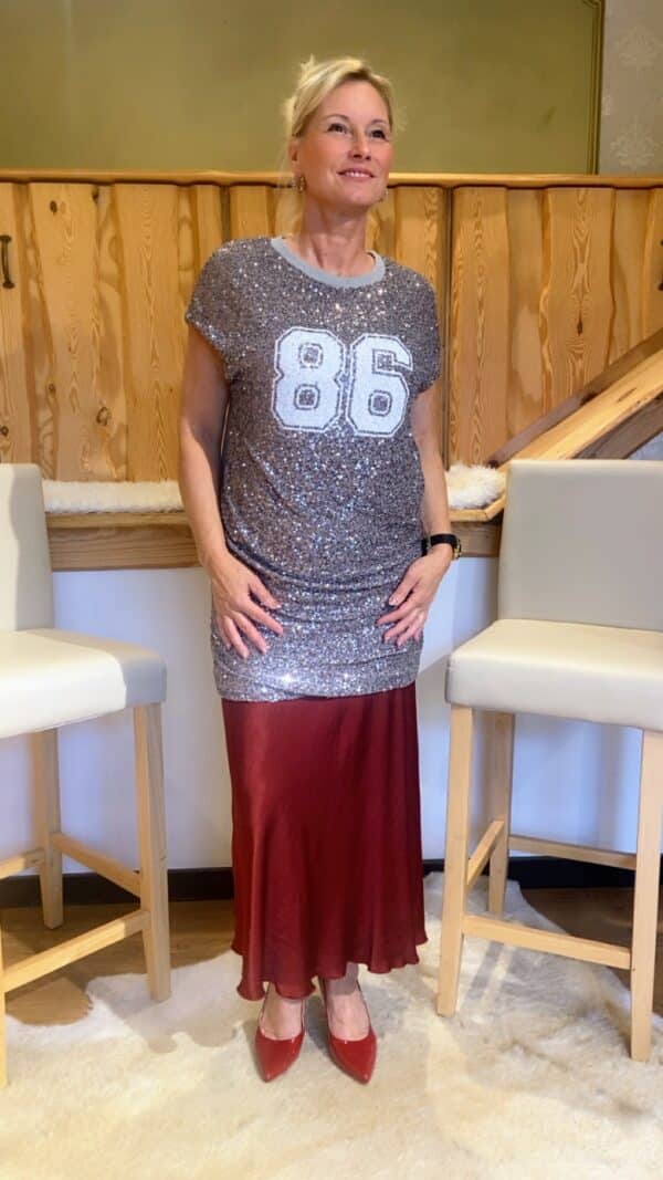 Long Shirt - Tunkia Pailettenoptik – Bild 7