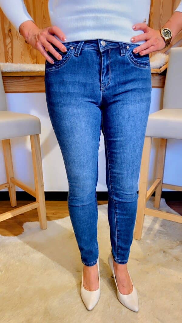 Jeans Skinny Red Button – Bild 8