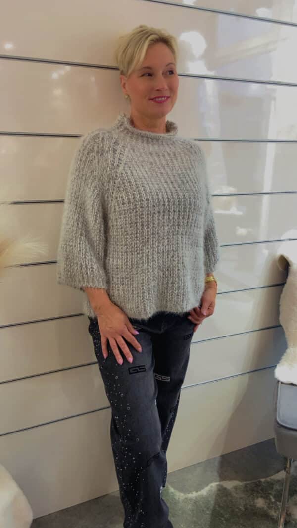 Kuscheliger Strickpullover – Bild 4