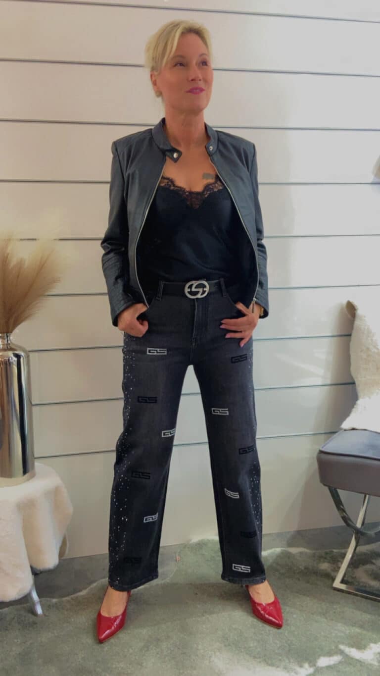 Jeans mit Strass v.Gil Santucci