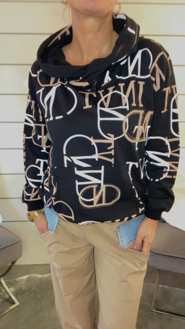 Hoodie Buchstaben – Bild 2