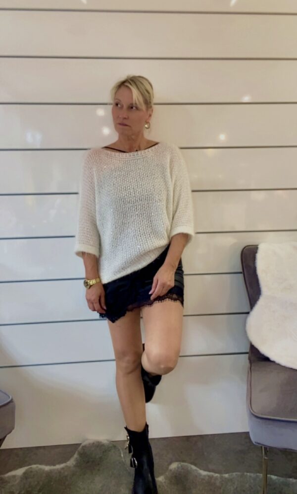 Rock Lederoptik/Spitze – Bild 5