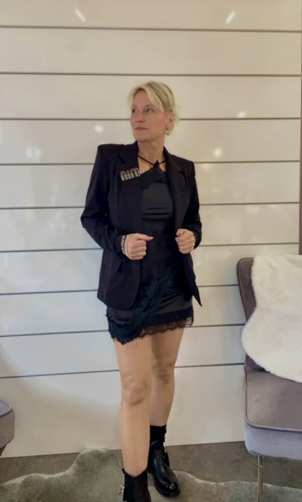 Rock Lederoptik/Spitze – Bild 6