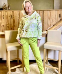 Joggpants in Limegrün