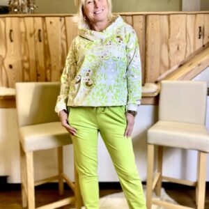 Joggpants in Limegrün