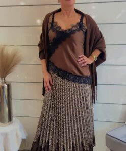 Eleganter Faltenrock