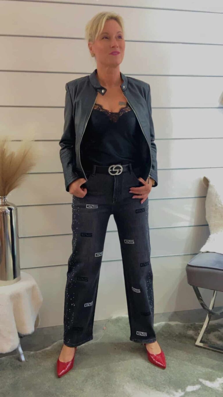 Jeans mit Strass v.Gil Santucci