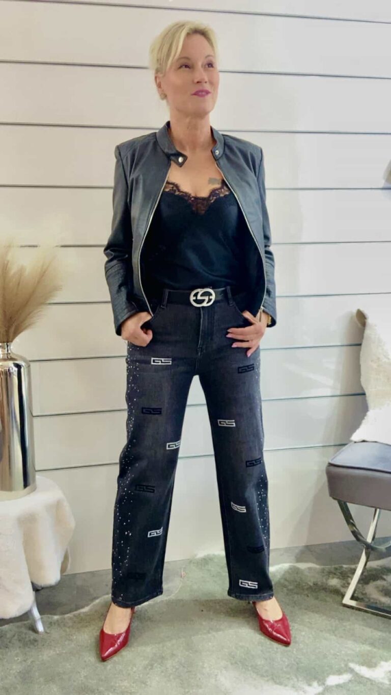 Jeans mit Strass v.Gil Santucci